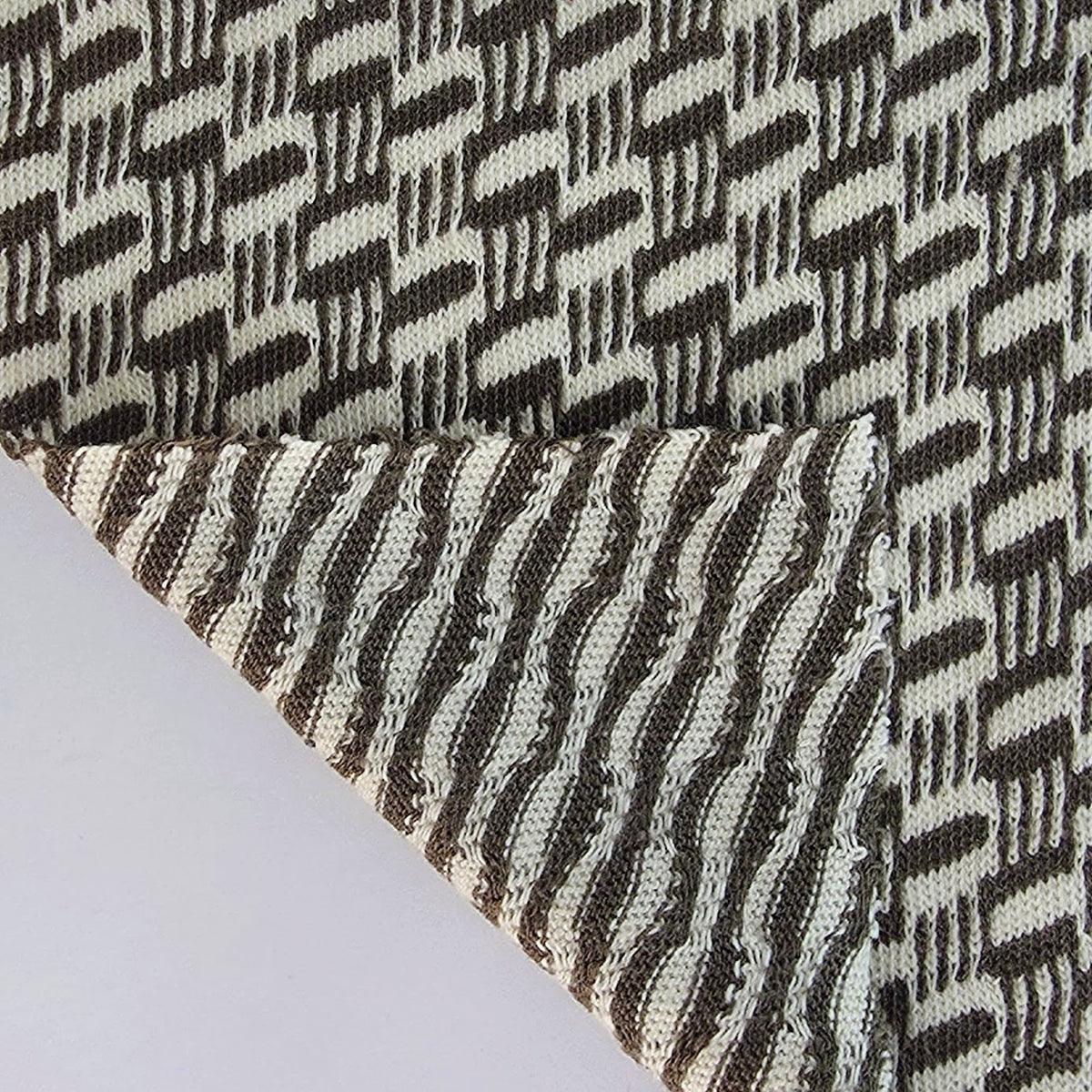 Organic Cotton 12G Semi-Jacquard Single Jersey Knit