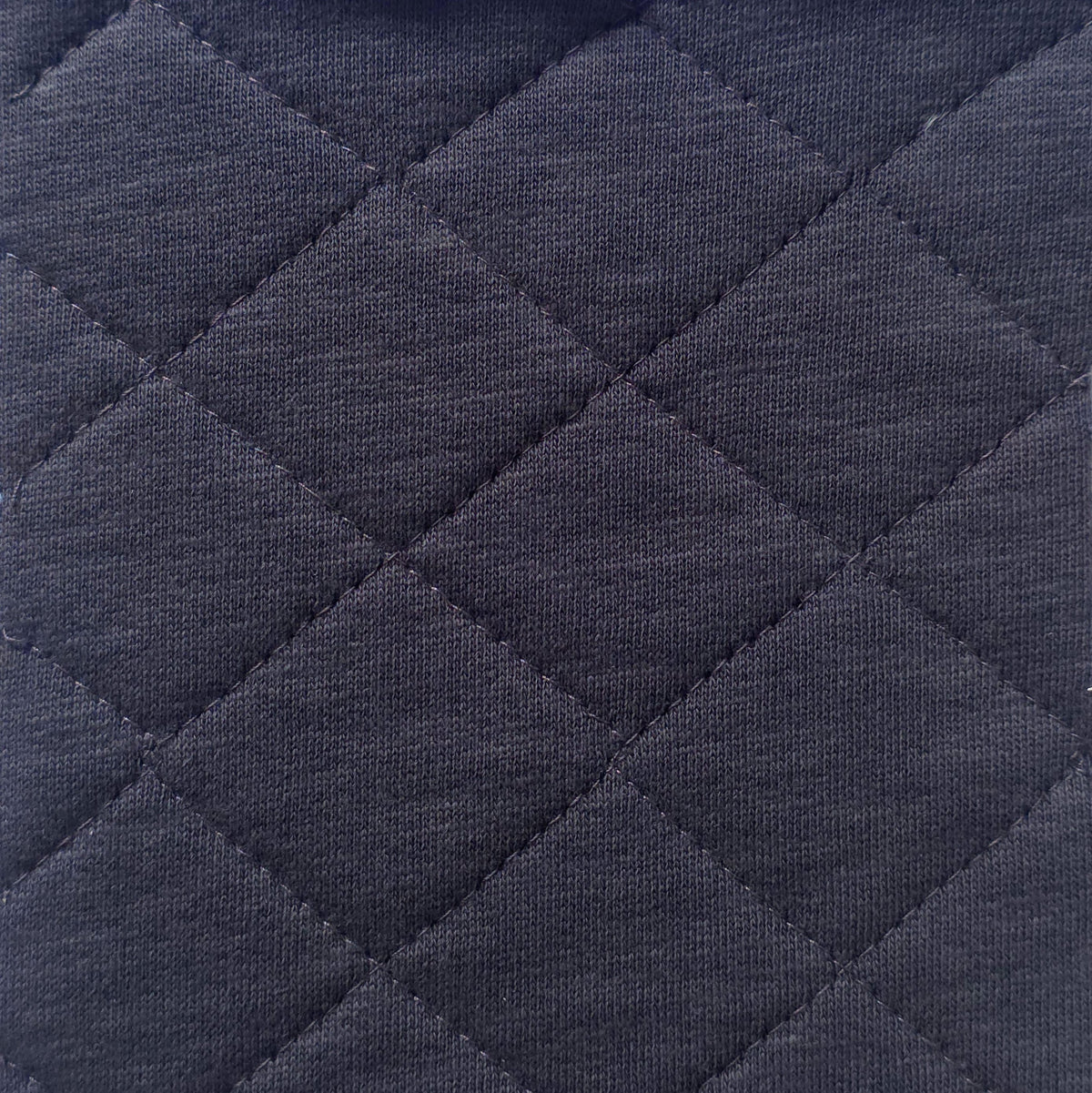 Heavy Organic Cotton Quilted Slub Fleece Knit