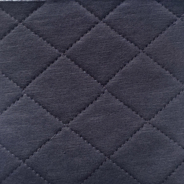 Heavy Organic Cotton Quilted Slub Fleece Knit