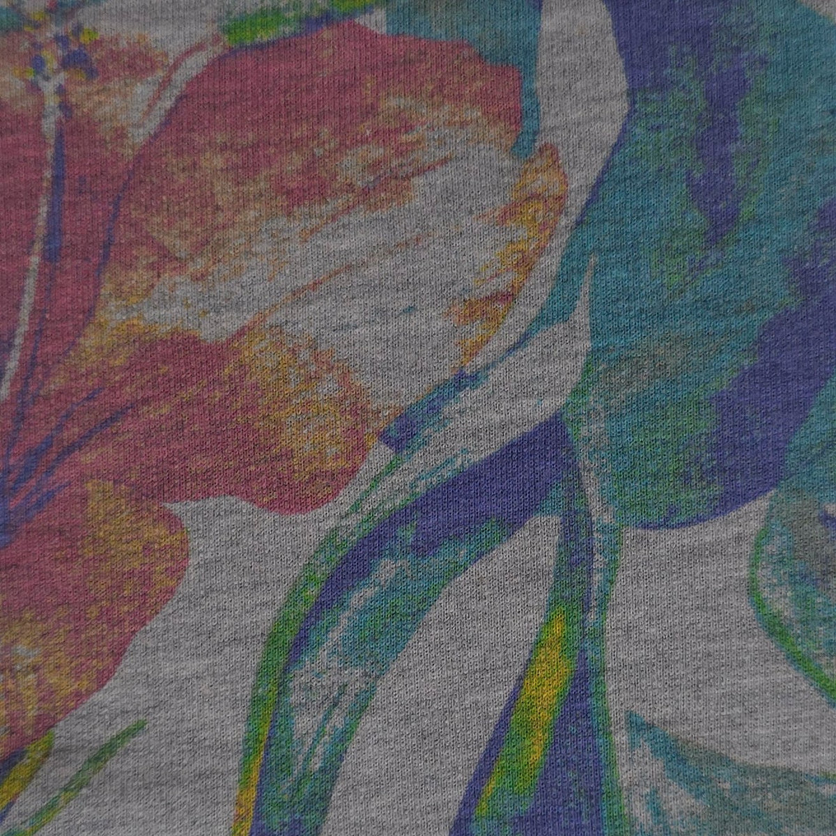 Viscose Polyester Melange AOP Terry Knit