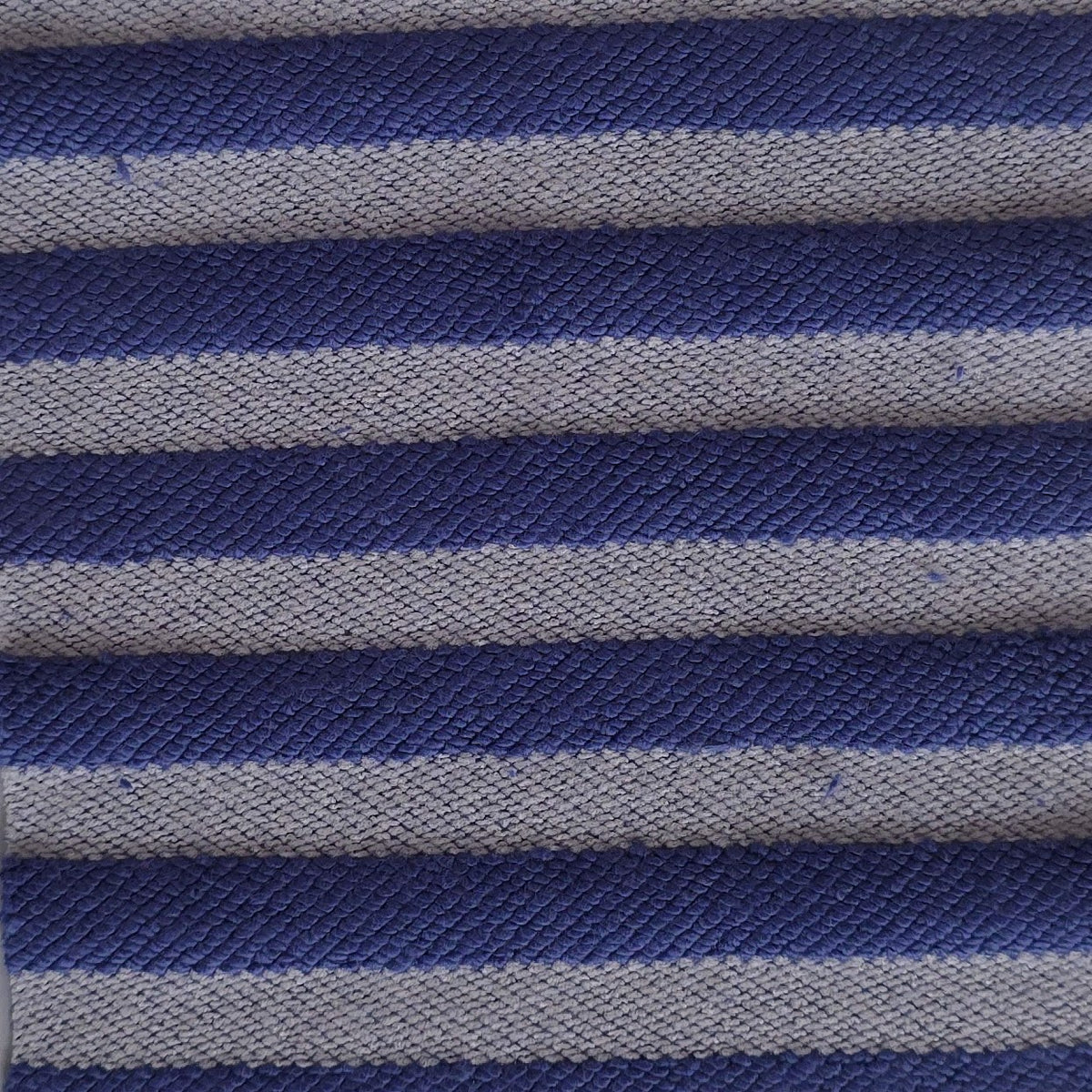 Heavy Cotton Polyester Herringbone Terry Stripe Knit