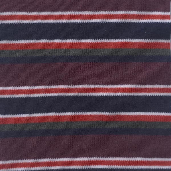 Organic Cotton Precision Auto-Stripe Interlock
