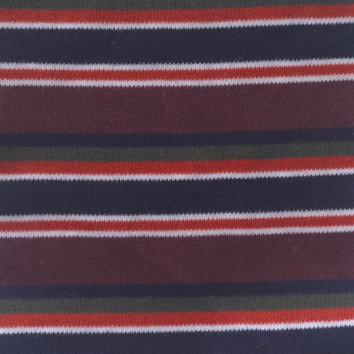 Organic Cotton Precision Auto-Stripe Interlock