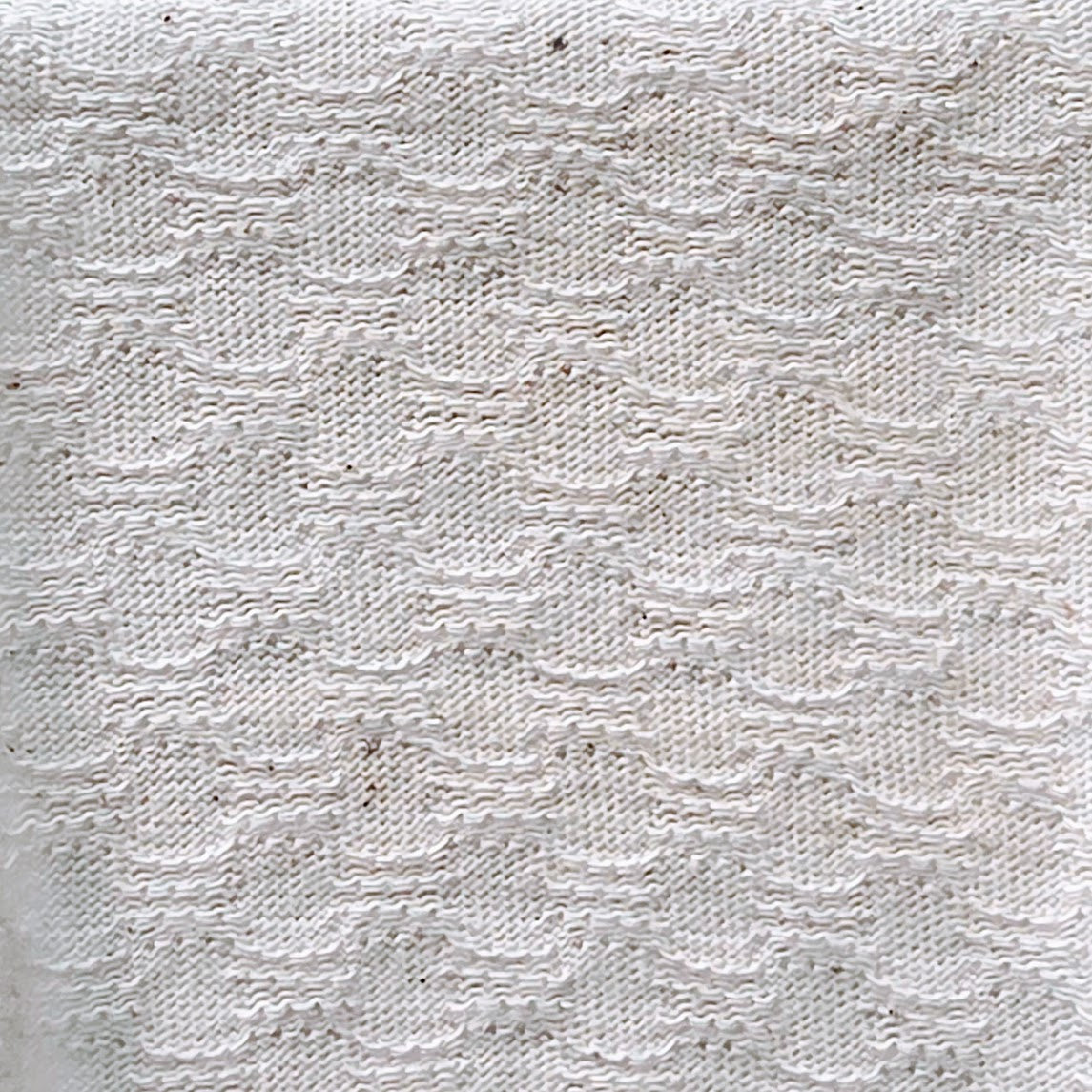 Organic Cotton Poly 12G Semi-Jacquard Single Jersey Knit