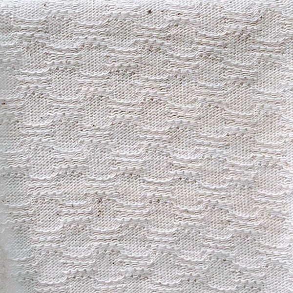Organic Cotton Poly 12G Semi-Jacquard Single Jersey Knit
