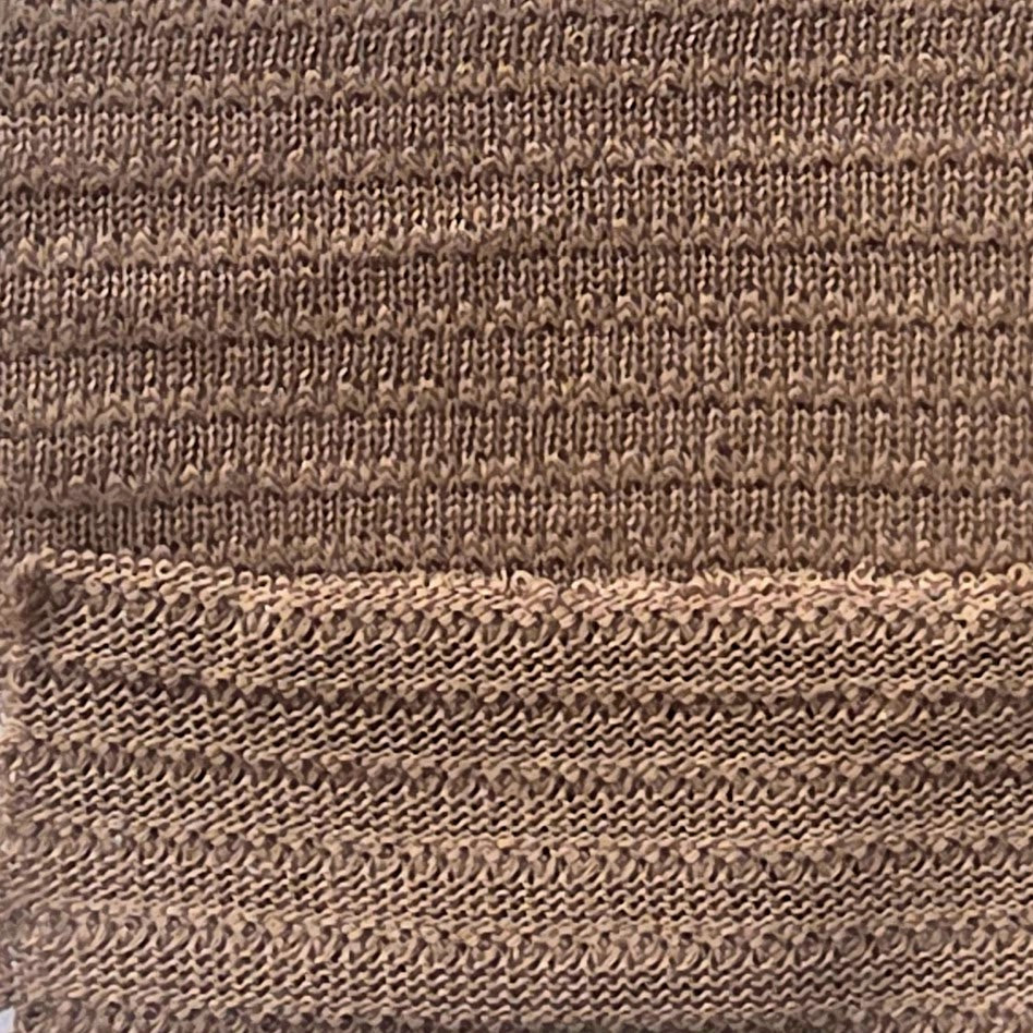 Organic Cotton Modal 12G Semi-Jacquard Knit