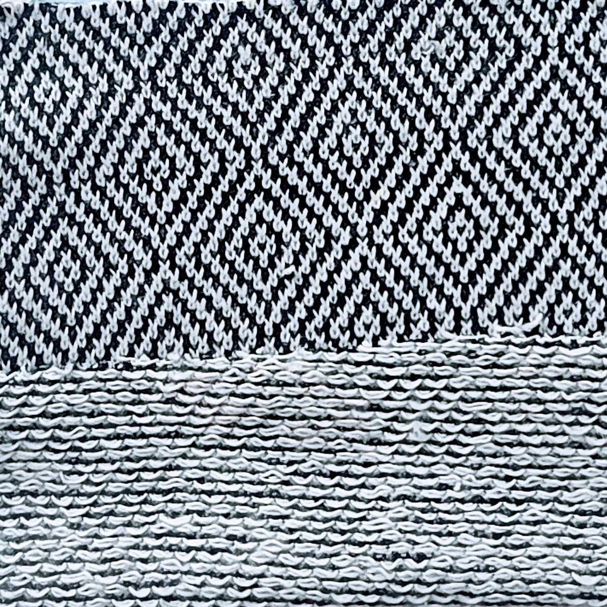 Heavy Organic Cotton Semi-Jacquard Knit