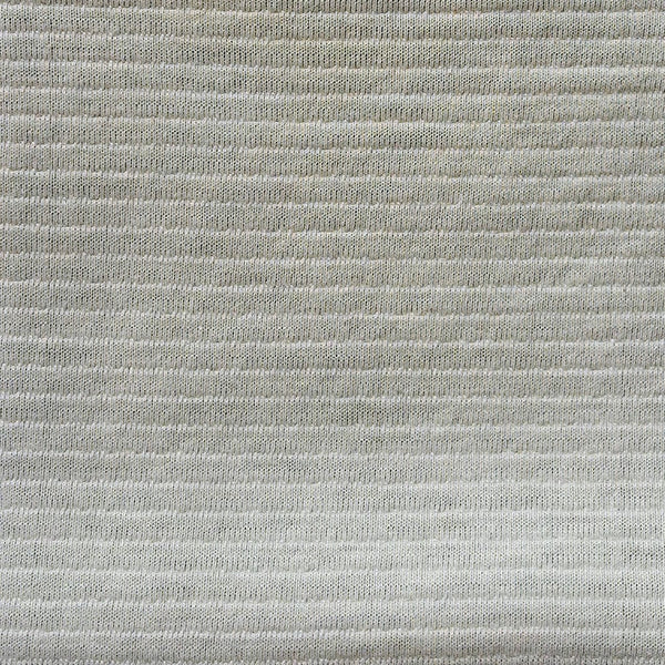 Heavy Organic Cotton Recycled Poly Stretch Semi-Jacquard Knit