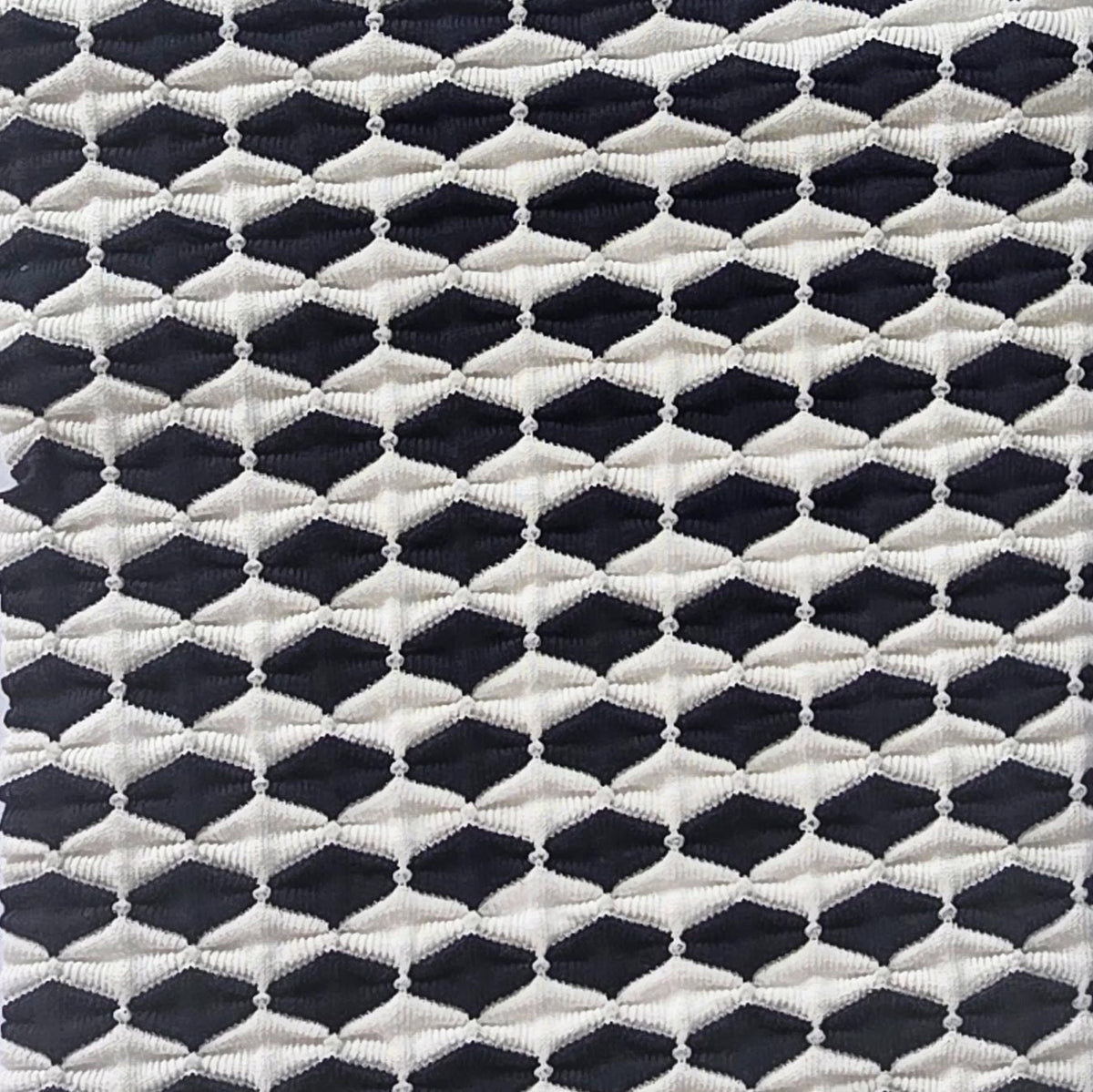 Organic Cotton Recycled Poly Semi-Jacquard Knit