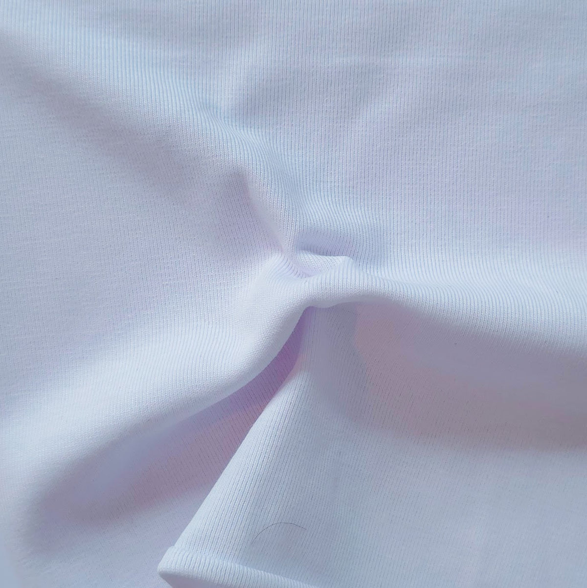 Organic Cotton Spandex Fine 1x1 Baby Rib Knit
