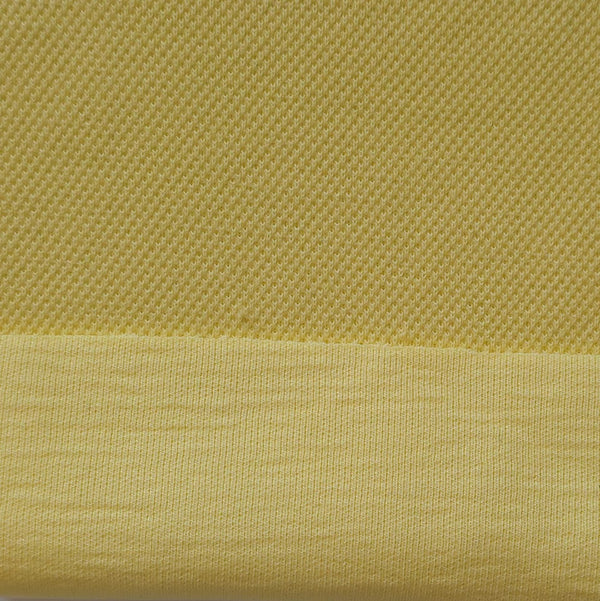 Organic Cotton rPET Spandex Heavy PK Interlock Knit