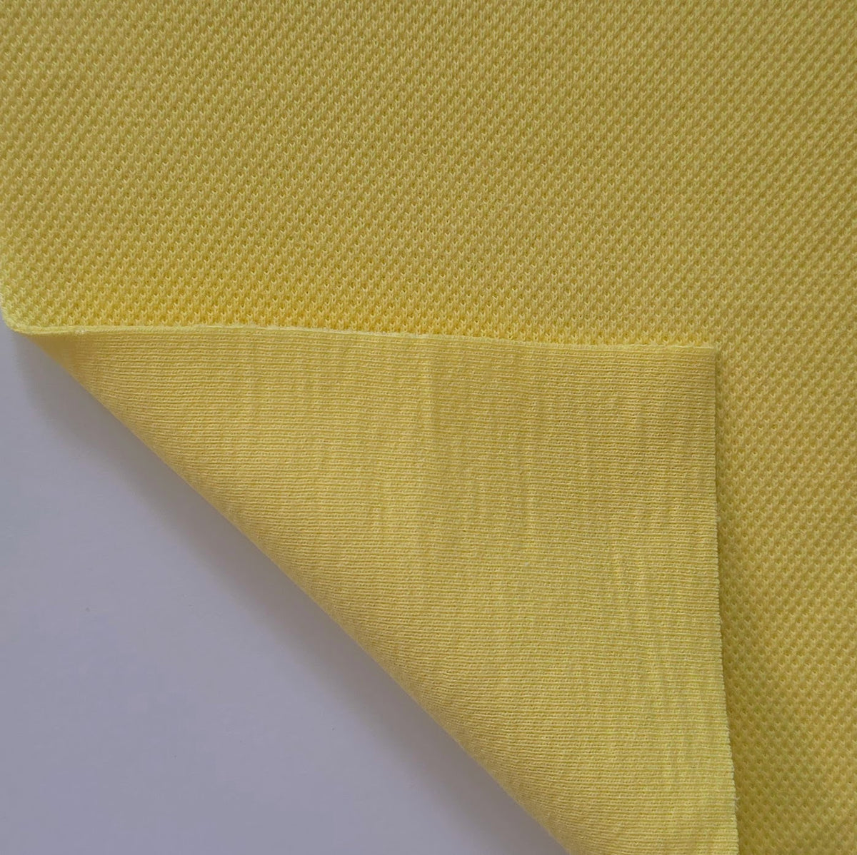 Organic Cotton rPET Spandex Heavy PK Interlock Knit