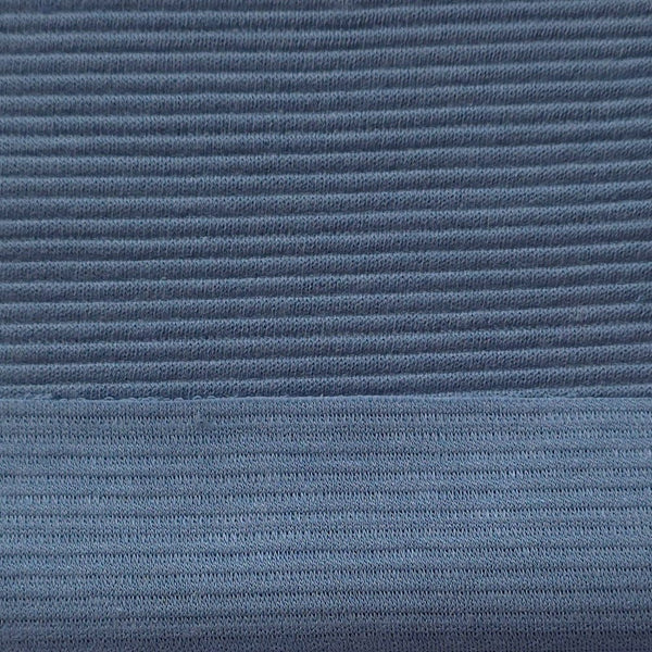 Heavy Organic Cotton Spandex Horizontal Cord Knit