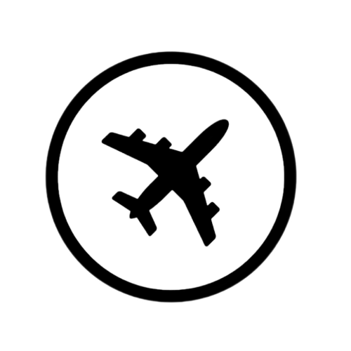 Global fashion logistics and door-to-door garment delivery services icon