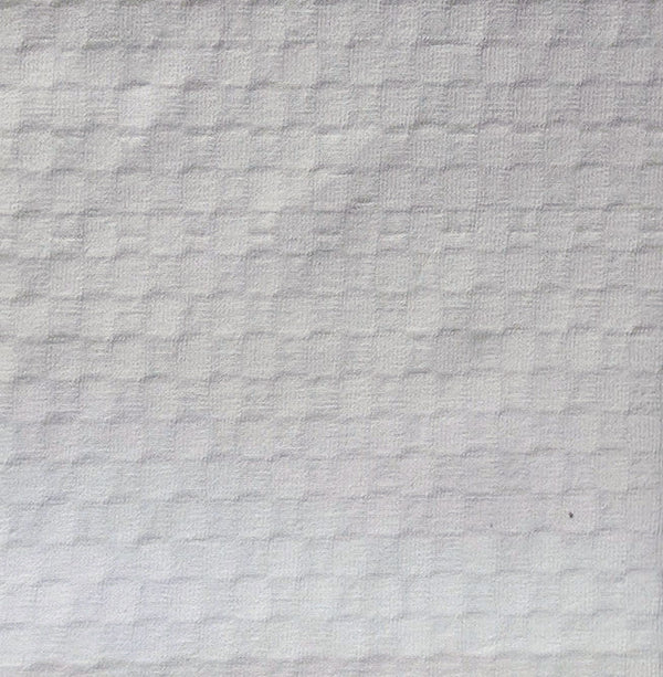 Heavy Organic Cotton Spandex Checkerboard Jacquard Knit