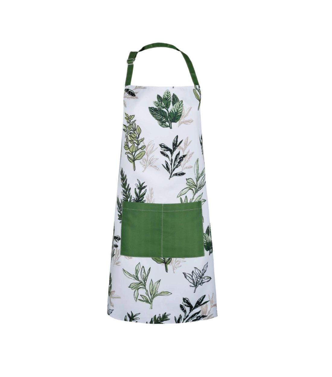 Custom industrial-grade apron sample with reinforced stitching and hardware produced by Middleman Sourcing.