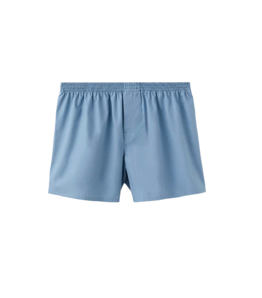 Custom premium jersey boxer sample with jacquard elastic waistband and flatlock stitching by Middleman Sourcing.