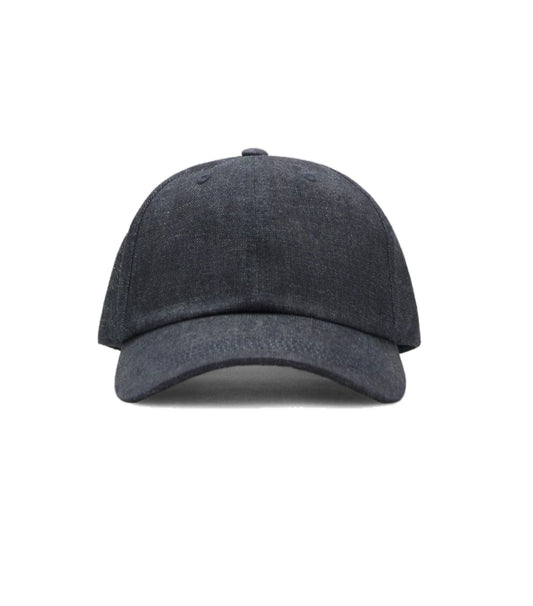Custom 6-panel cap sample with premium embroidery and adjustable strap by Middleman Sourcing.