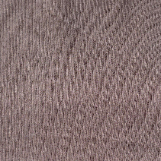 50% organic cotton 50% Lenzing Modal 2x1 rib fabric