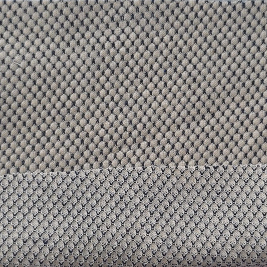 100% organic cotton semi-jacquard 3D bubble knit fabric 200 GSM